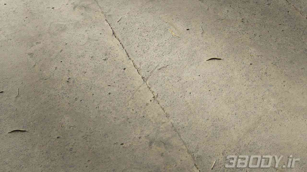 متریال بتن زبر rough concrete عکس 1